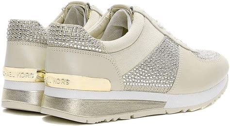 michael kors allie cream pale gold|MICHAEL Michael Kors Women's Allie Trainer Extreme Sneakers .